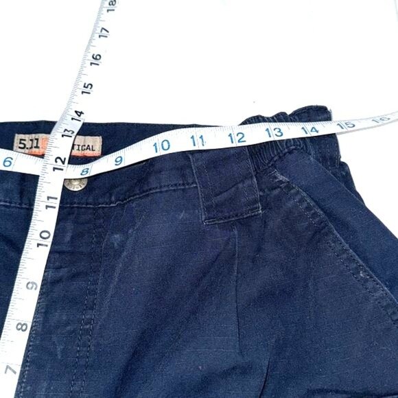 5.11 Tactical Navy Blue Mens Cargo Pants Size 36x34 100% Cotton Durable Workwear - Picture 6 of 7